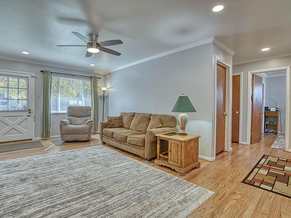 Hardwood floors in Living Room.