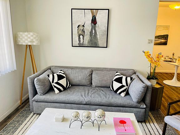 Actual photo and set up of the living room