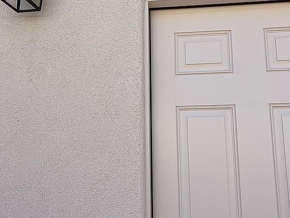 Outside garage door 