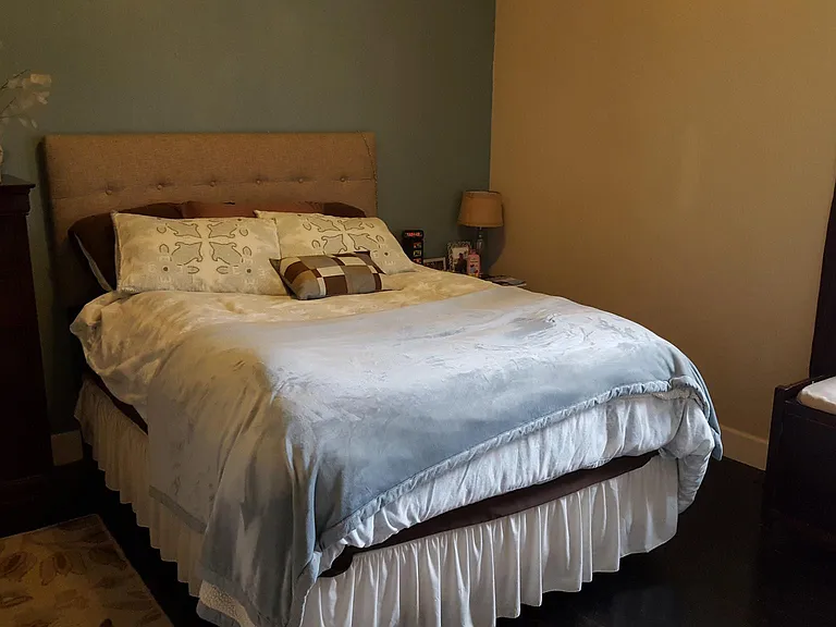 Master bedroom. Bathroom connects to this room.