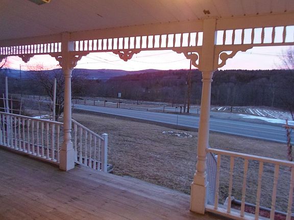 View from front porch of front apartment.