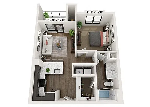 Floor plan A1A