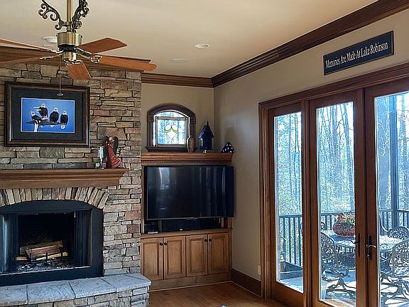 Hearth room.