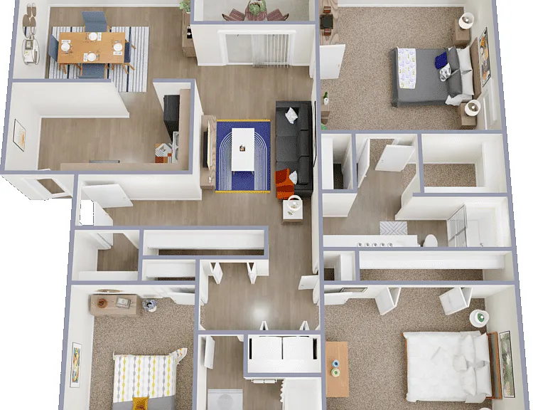 3x2 Floorplan Diagram