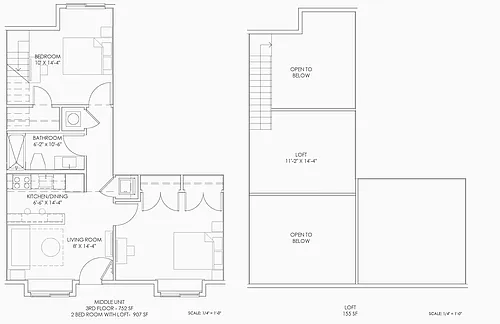 Floor plan Lilly Loft