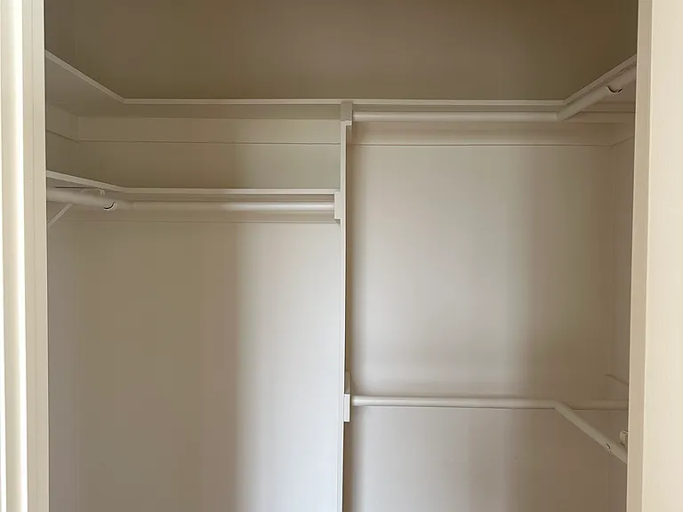 Bedroom walk-in closet