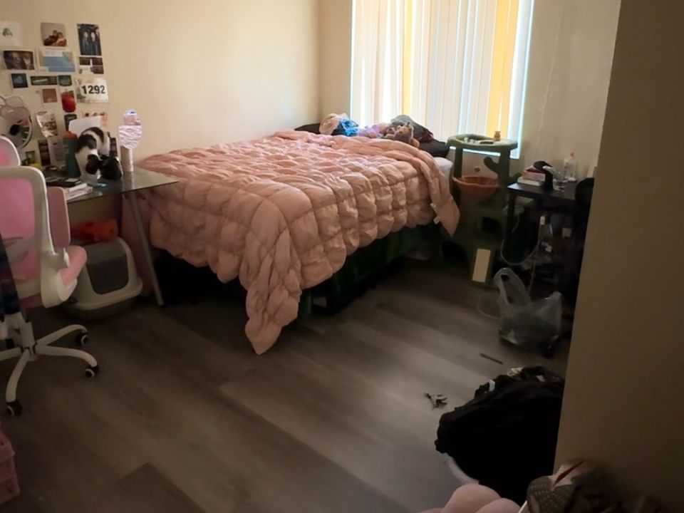 view from bedroom door