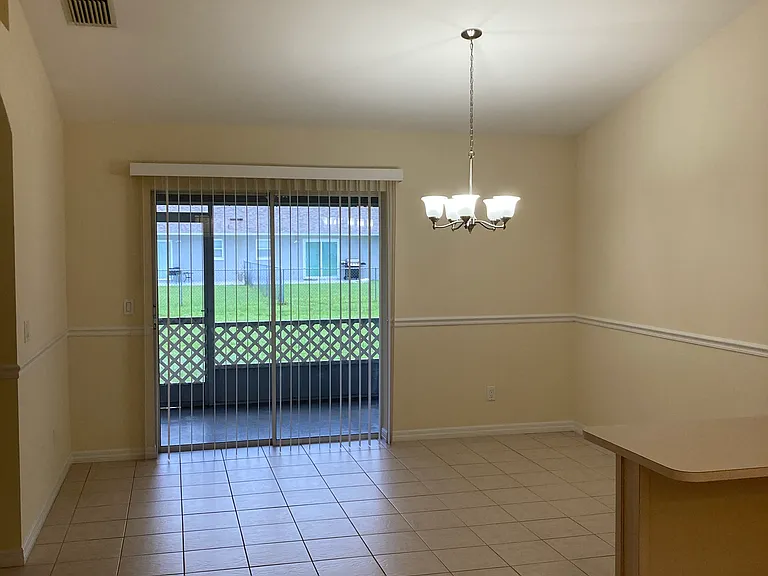 Extra living space and dining area