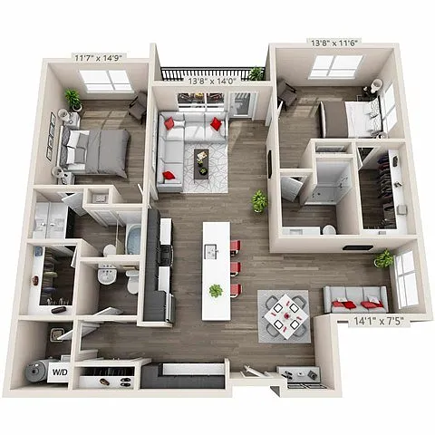 Floor plan B82