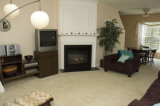 Its an open floorplan with plenty of natural light