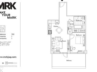 97 Newkirk St #601, Jersey City, NJ 07306