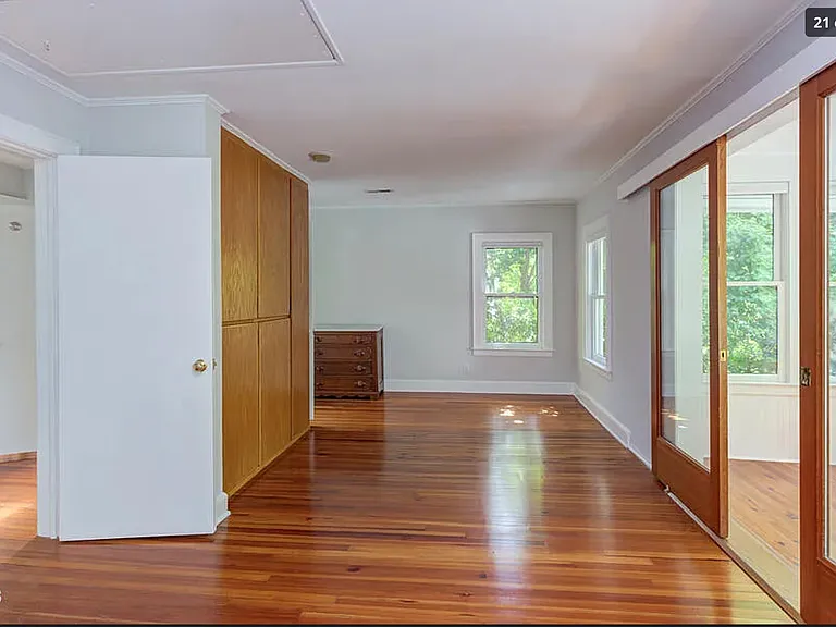 2nd Floor Bedroom 1 with walk-in closet and sunny study