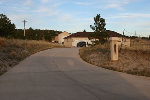 entrance to property