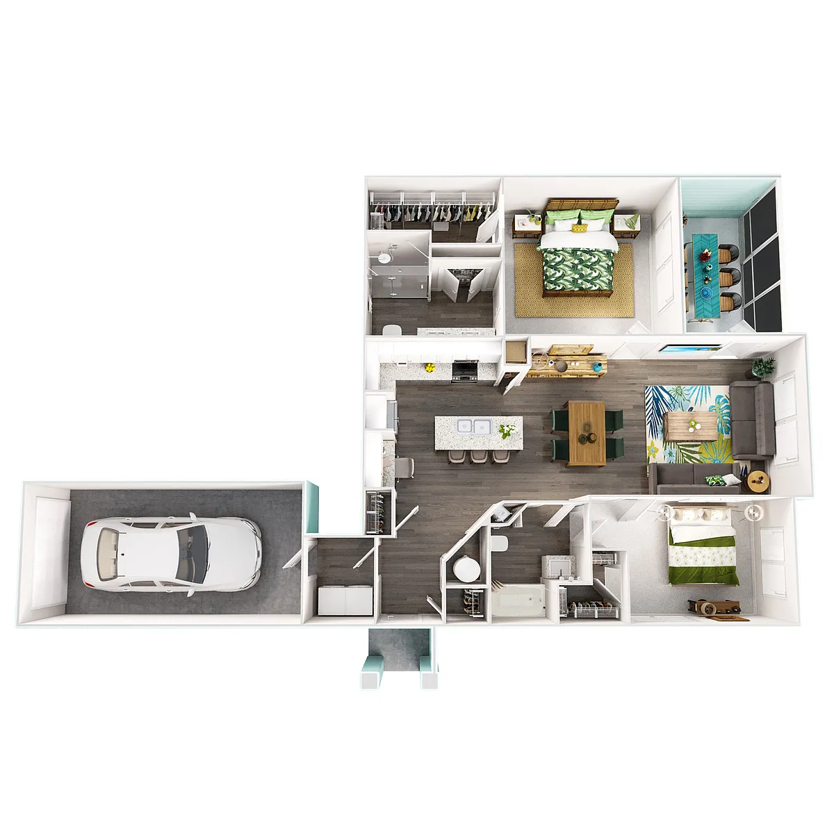 Floor plan B5 Villa