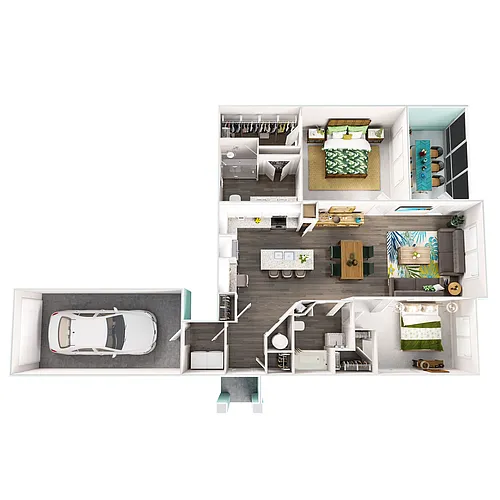Floor plan B5 Villa