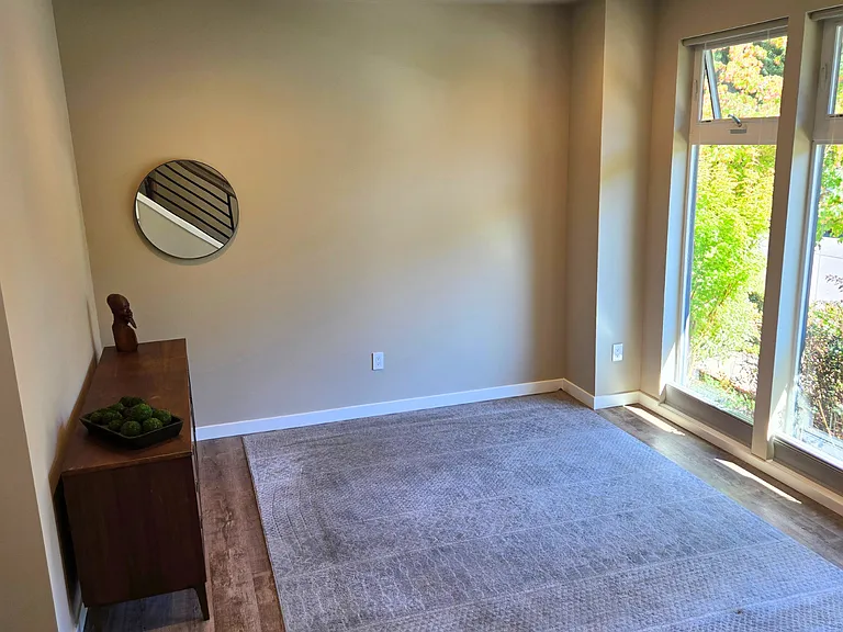 Floor to ceiling windows make your bonus room bright and open