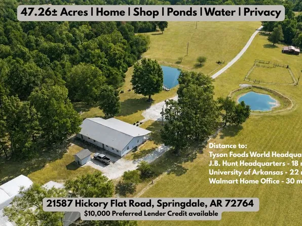 21587 Hickory Flat Rd, Springdale, AR 72764