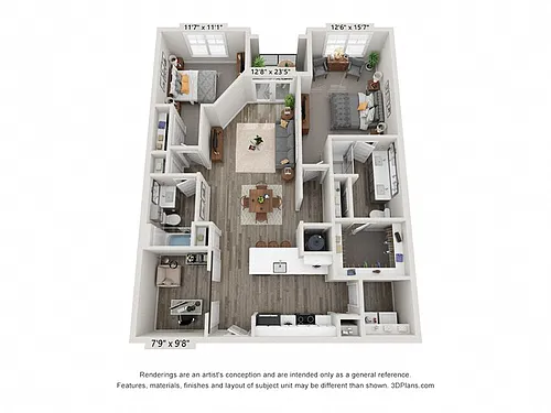 Floor plan Hominy