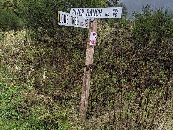 Lot is at the corner of River Run and Lone Tree Roads.