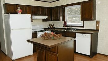 Kitchen with additional counter space on the island.