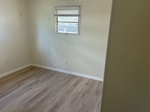 Master bedroom. Left wall as a double window.