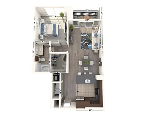 Floor plan A1A
