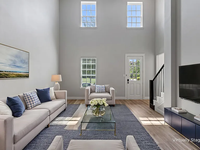 Living Room Virtually Staged