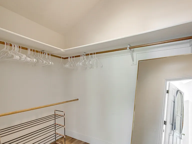 Primary walk in closet