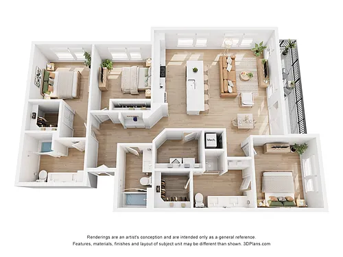 Floor plan The Brooks