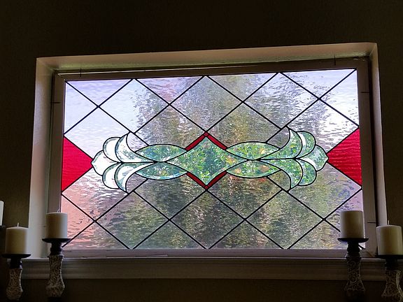 Stained glass inserts