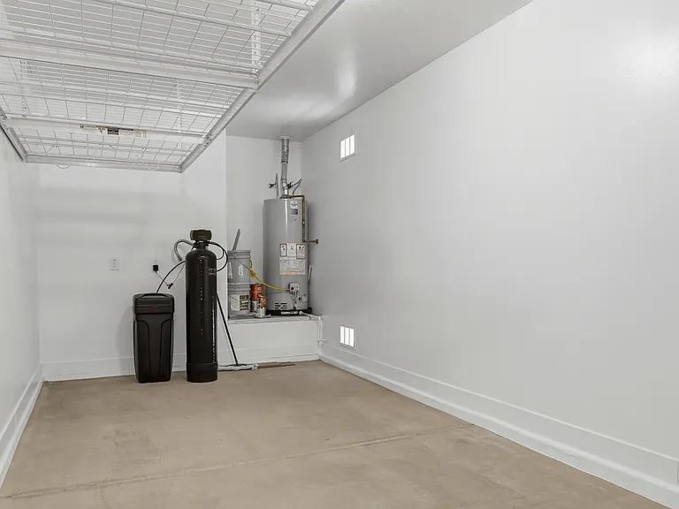 Water Softener and Overhead Storage