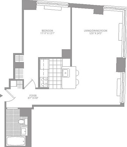 1st image of 111 Worth St APT 6R