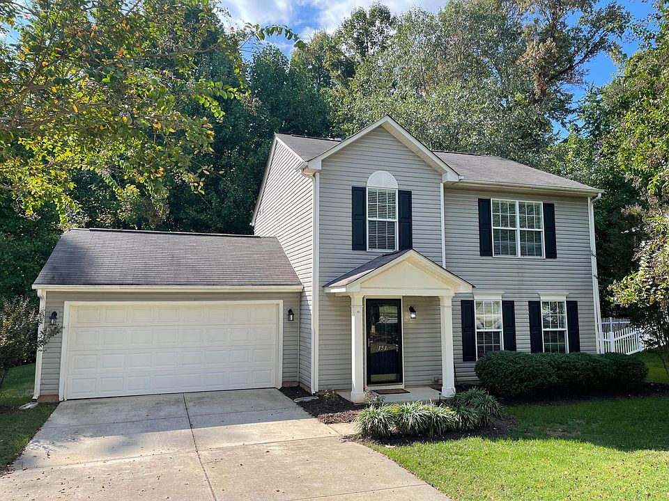 Two story home with two car garage in Linwood Farms neighborhood.