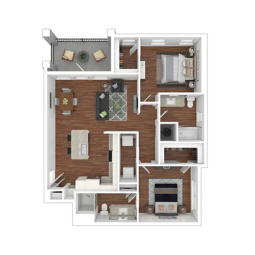 Floor plan Denim