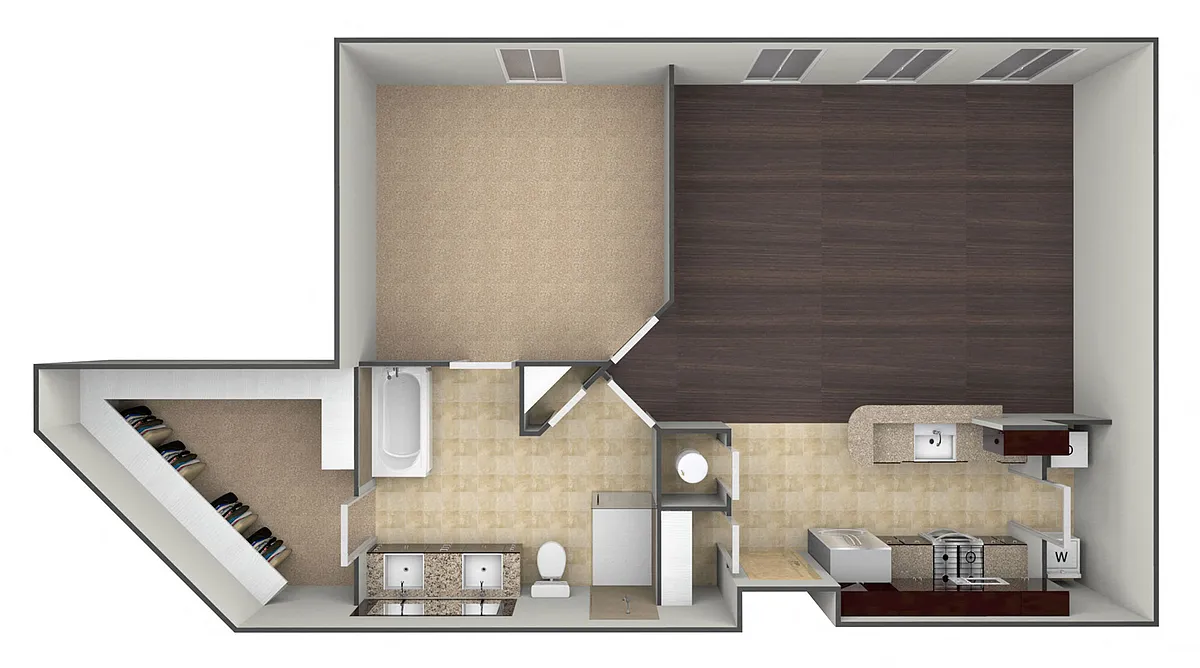 Floor plan A2C
