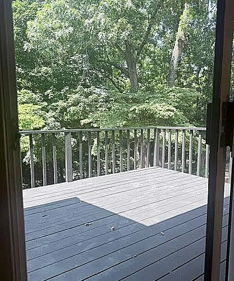 Deck great for BBQs and entertaining