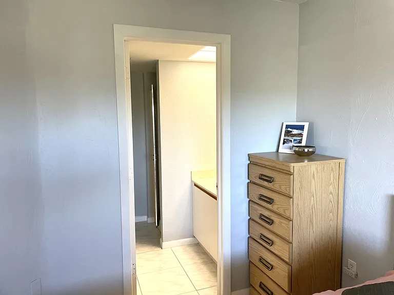 Guest bedroom to guest bath