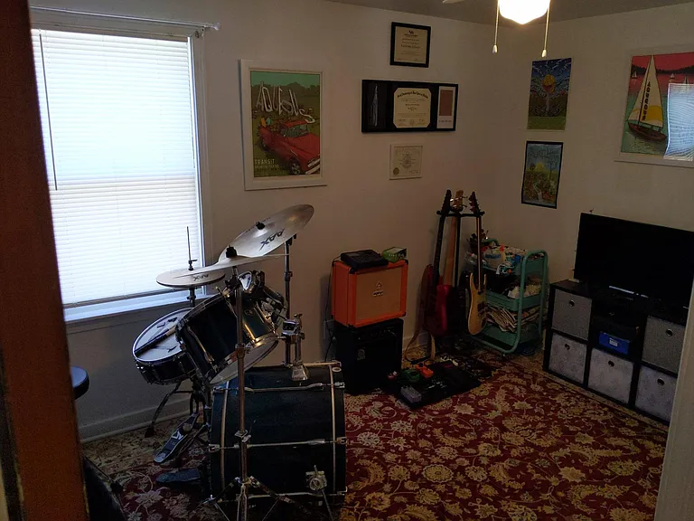 First floor bedroom or den.