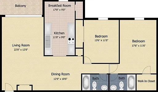 2 Bedroom 2 Bath 2 Bedroom 2 Bath
