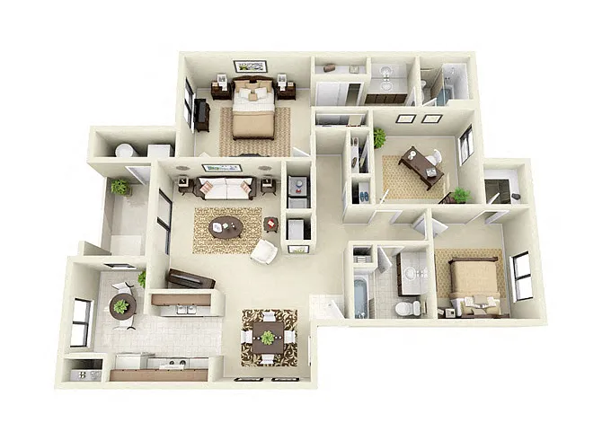 Floor plan Bosque