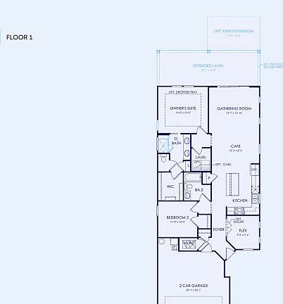 Contour Floor Plan, Quick Move-In Home, Floor 1