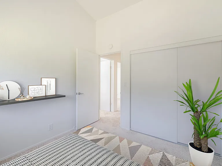 Spacious Bedroom C offers a large closet, perfect for organization.