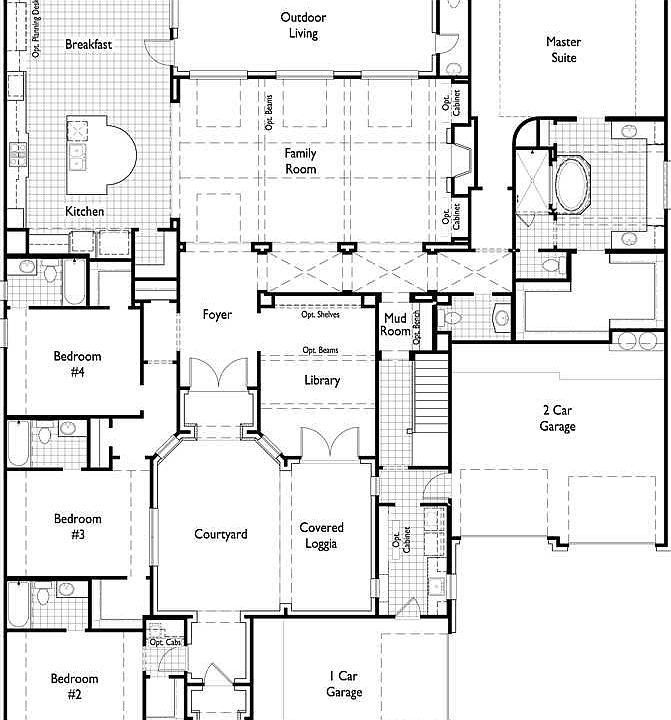 Downstairs w/ Optional Second Floor