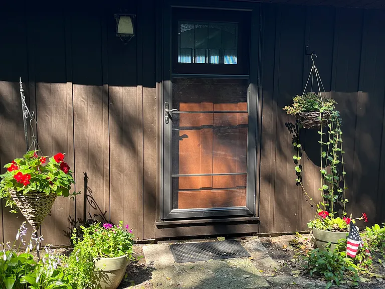 Entry from driveway