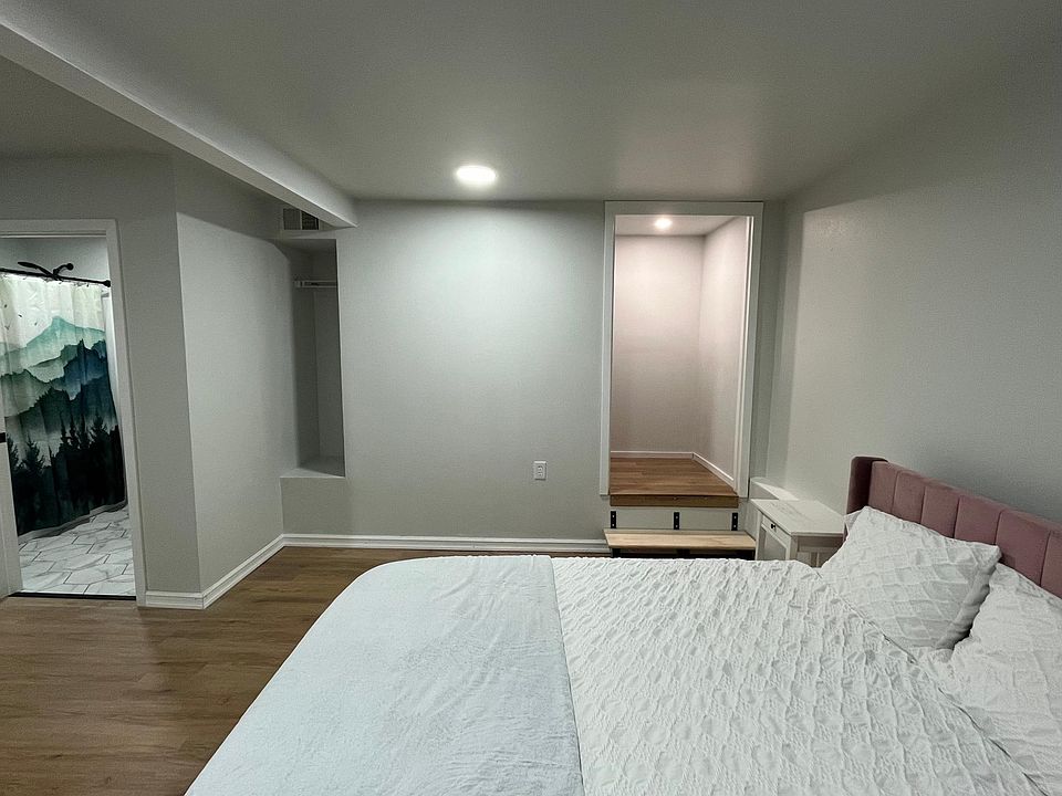 View of closet and laundry closet
