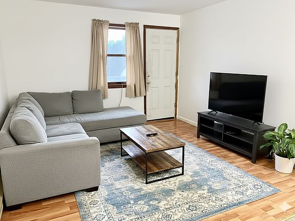 Open floor concept, living room and kitchen