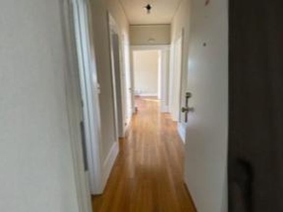 Front door and entrance hallway