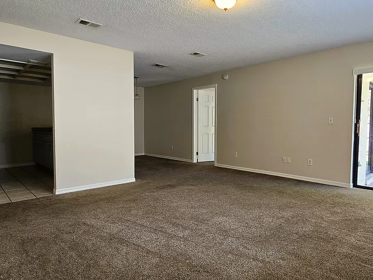 Living Room, Kitchen, Dining Area