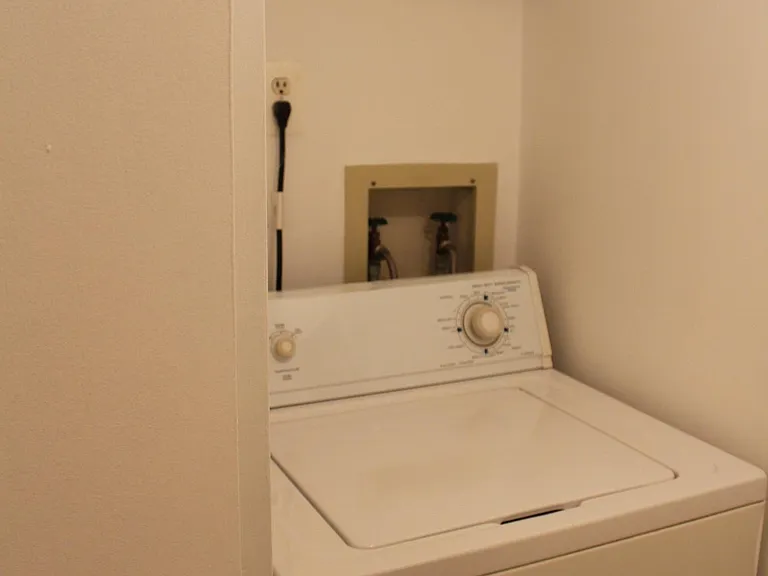 Washer and dryer in unit