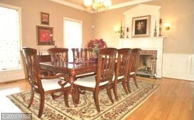 Formal Dining Room w/ fireplace